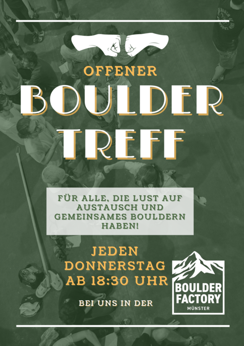 offener Bouldertreff